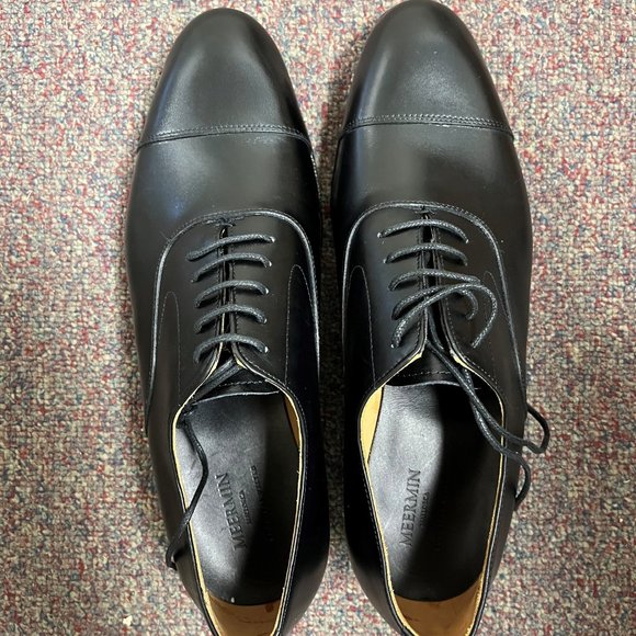 Meermin 101198 - BLACK CALF - E Black Dress Shoes